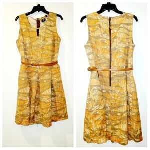 Amber Sun Sleeveless Belted Dress Sz 14